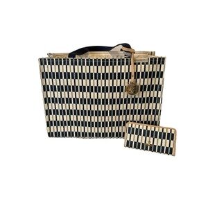 NWOT Spartina 449 Daisy Tote Bags for Women and matching wallet